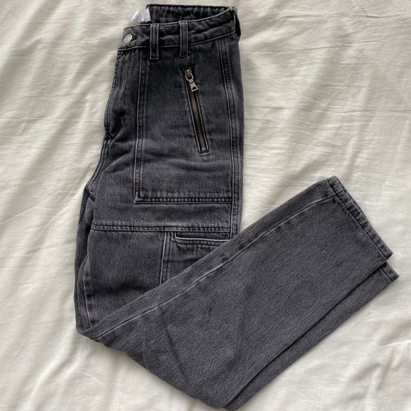Topshop Cargo Mom Jeans - Picture 5 of 7